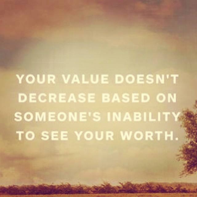 Your Value vs. Your Worth